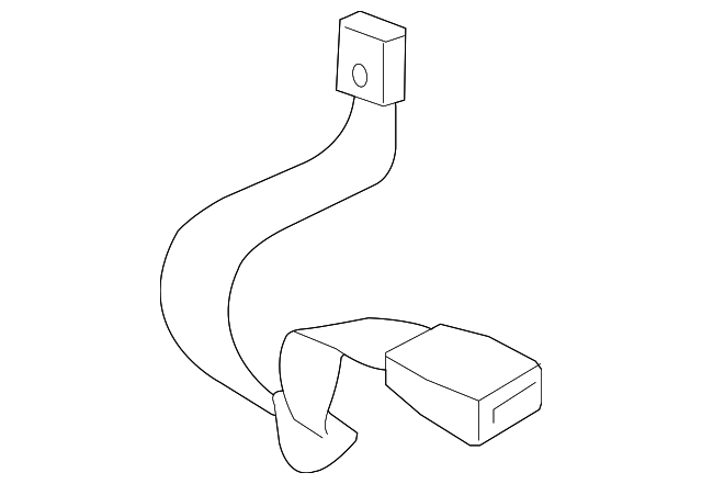 89840-2E501-U7 Деталь BUCKLE, LEFT