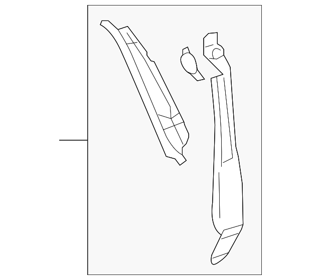 89025535 OUTER PILLAR, RIGHT