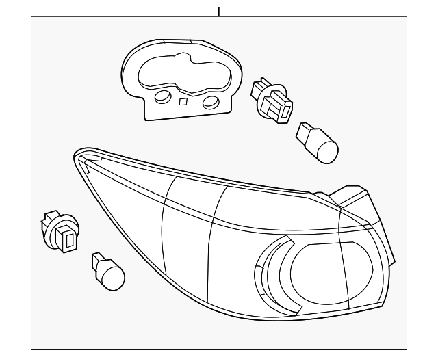 BHP1-51-150C Деталь TAIL LAMP ASSY, RIGHT