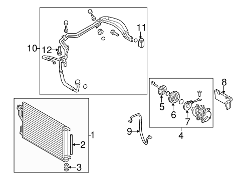 Sportage CONDENSER, COMPRESSOR & LINES 2