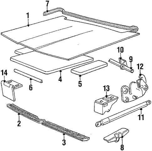 735i HOOD & COMPONENTS