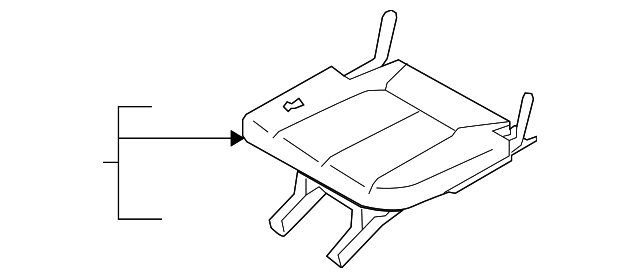 89105-1D010463 Деталь SEAT CUSHION, LEFT