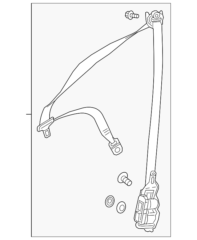 117-860-12-85-3D53 RETRACTOR ASSY, RIGHT
