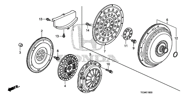 DISK, FRICTION - 2011 Honda ACCORD COUPE (22200R40003) DISK, FRICTION - 2011 Honda ACCORD COUPE (22200R40003)