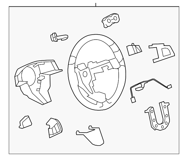 22769473 Деталь STEERING WHEEL