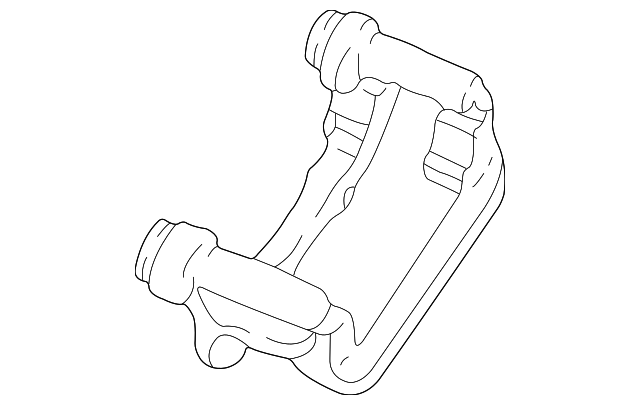 12456459 Деталь CALIPER MOUNT, RIGHT