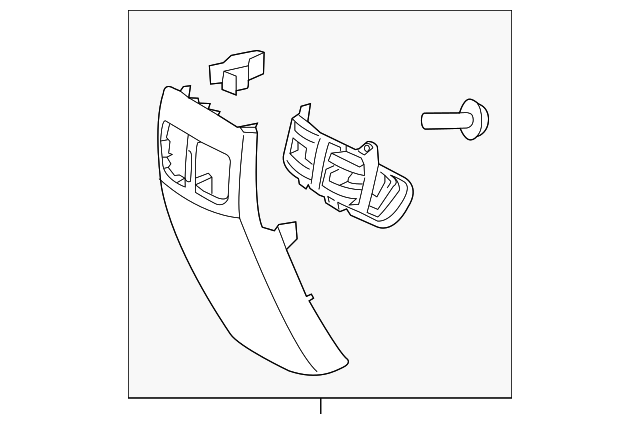 84670-A7000DFR REAR COVER