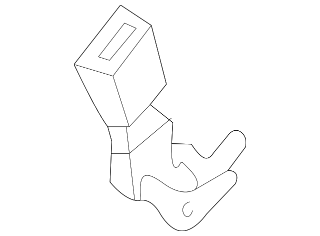 72-11-7-070-186 BUCKLE, RIGHT