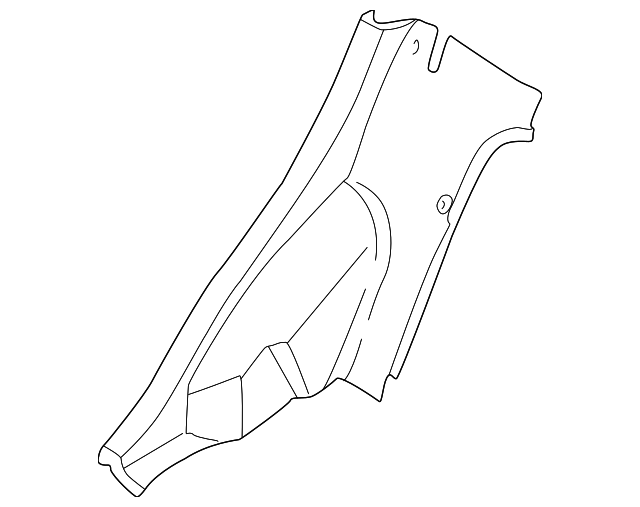 0K30A-68760EBT Деталь LOWER TRIM, RIGHT