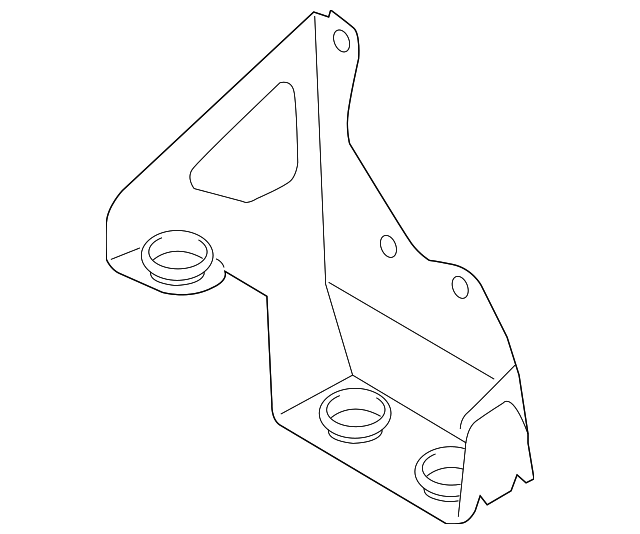 7L0-614-125 Деталь ABS CONTROL UNIT BRACKET