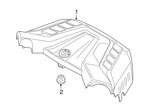 X6 ENGINE APPEARANCE COVER