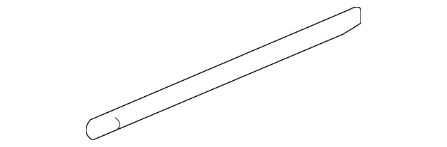 15876401 Деталь BODY SIDE MLDG, LEFT