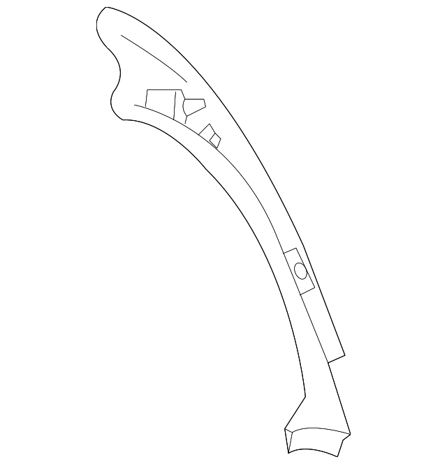 YL8Z-7831010-BAC Деталь REAR TRIM PANEL, RIGHT