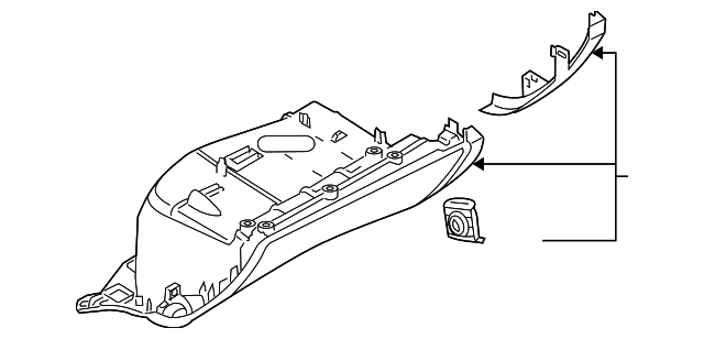 8K1-880-384-A-1GK Деталь GLOVE BOX ASSY