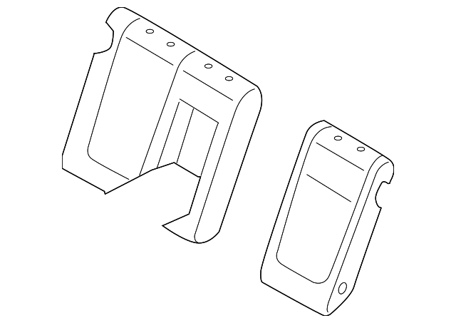89370-0A700-CHK Деталь SEAT BACK COVER, LEFT