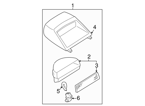 Maxima HIGH MOUNTED STOP LAMP