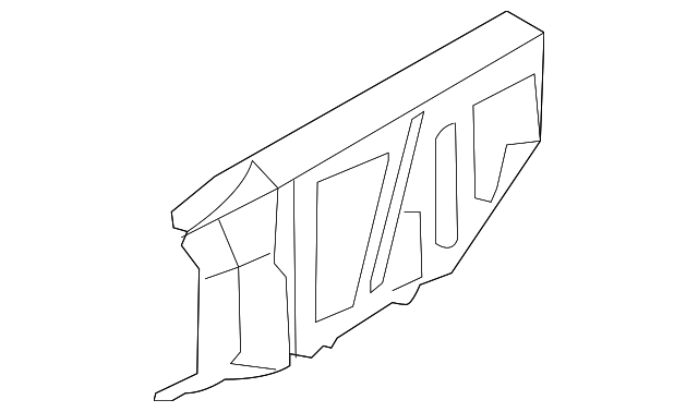 MR566922 Деталь EXTENSION, RIGHT