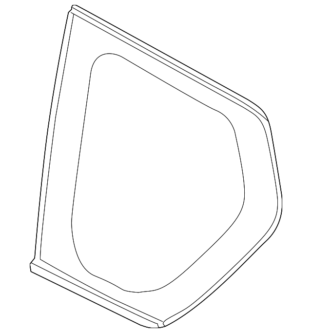 62710-60D30 Деталь QTR GLASS, RIGHT