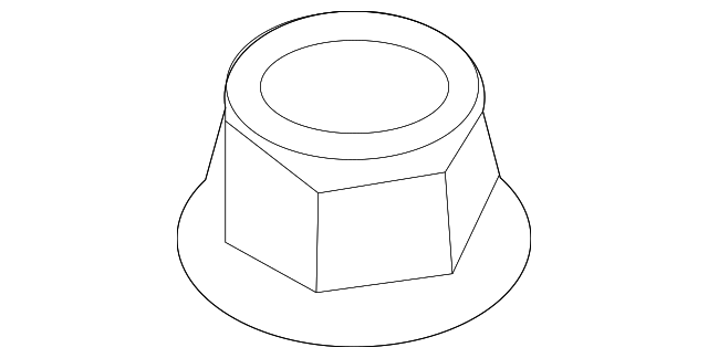 -W520215-S442 STABILIZER BAR NUT, RIGHT