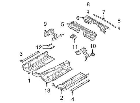 A4 Quattro FLOOR & RAILS