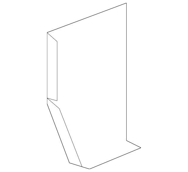13230015 Деталь CLOSURE PANEL, RIGHT
