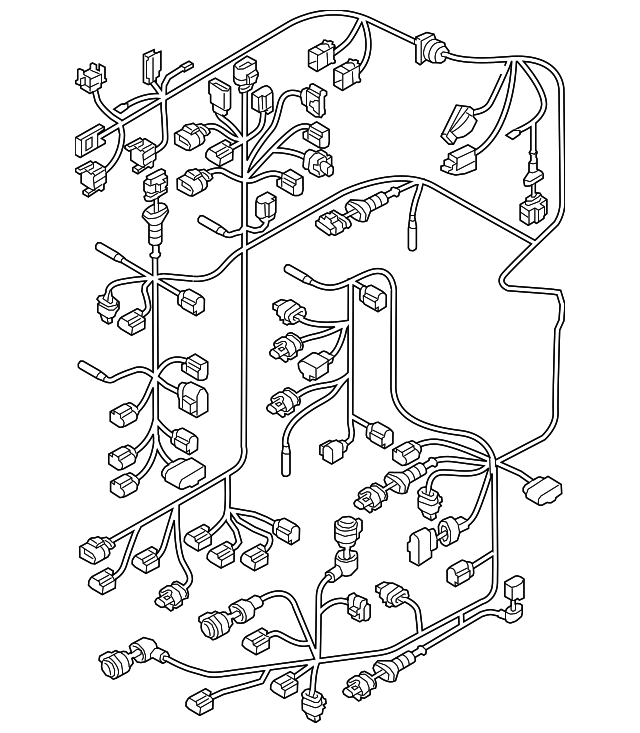 8K1-971-072-QA Деталь ENGINE HARNESS