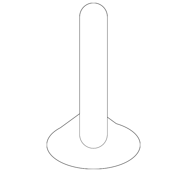 12493-04147-E Деталь MUD GUARD SCREW, RIGHT