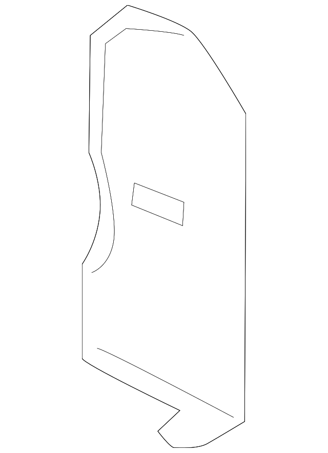 22814587 Деталь ROCKER REINF BAFFLE, LEFT