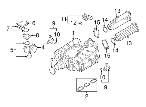 A6 Quattro SUPERCHARGER & COMPONENTS
