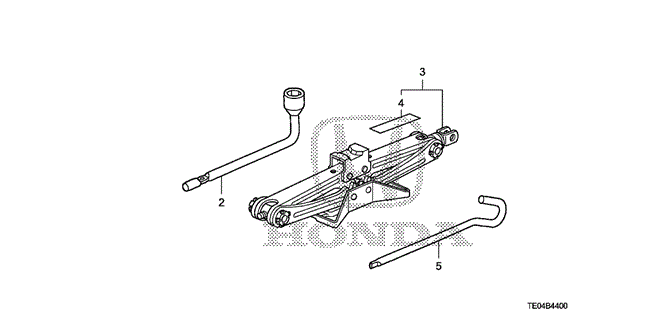 INTERIOR / BUMPER/TOOLS - JACK for 2011 Honda ACCORD COUPE #1