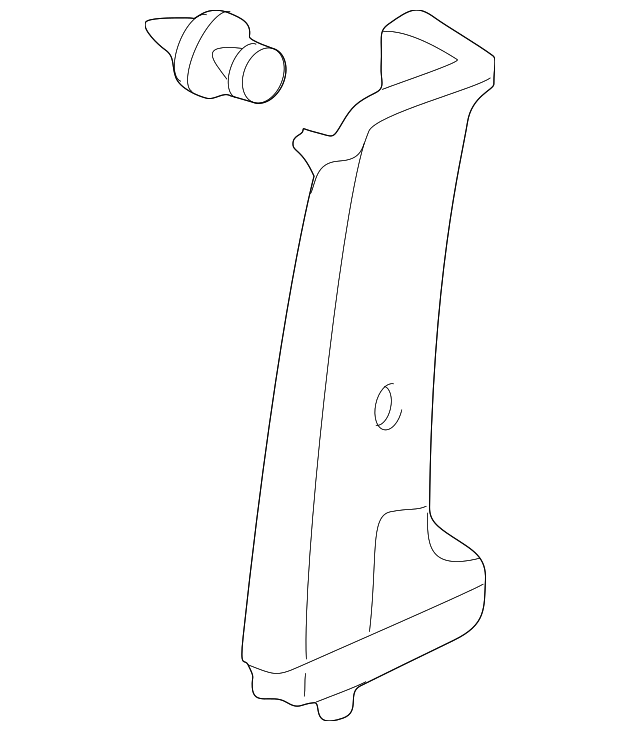 84161-S5P-A01ZA Деталь GARNISH ASSY., L. CENTER PILLAR (UPPER) 