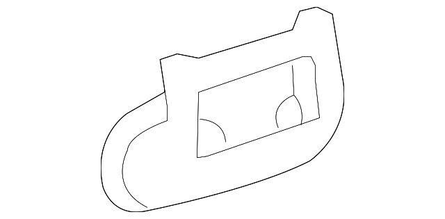 20857729 HANDLE, OUTSIDE, RIGHT
