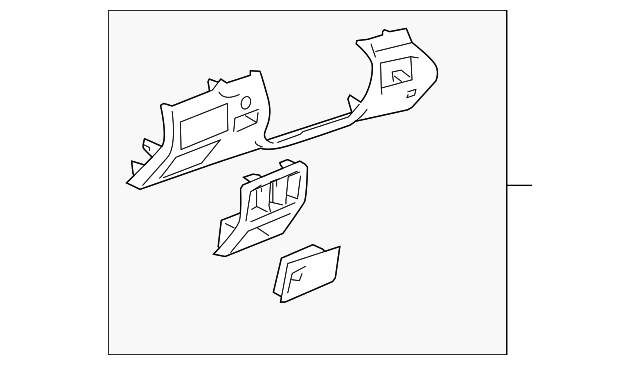 55045-53121-C0 Деталь LOWER PANEL