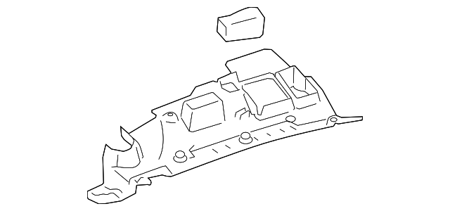 55606-53080 Деталь LOWER COVER, LEFT