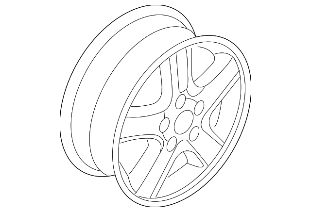 52910-1F360 Деталь WHEEL, ALLOY