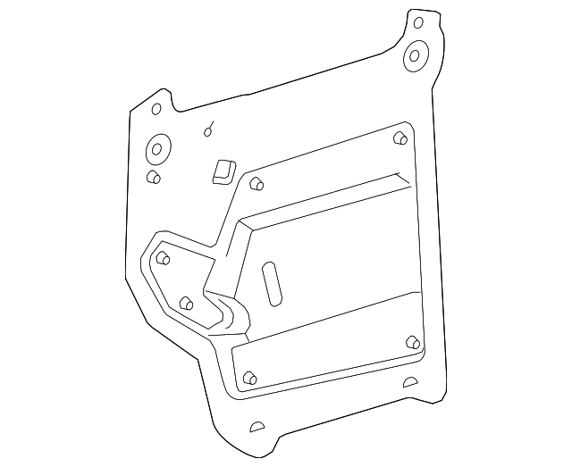 20869126 Деталь WATER DEFLECTOR, LEFT
