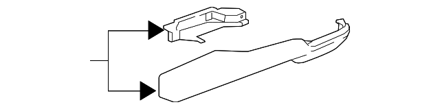 20810902 Деталь ARMREST, LEFT