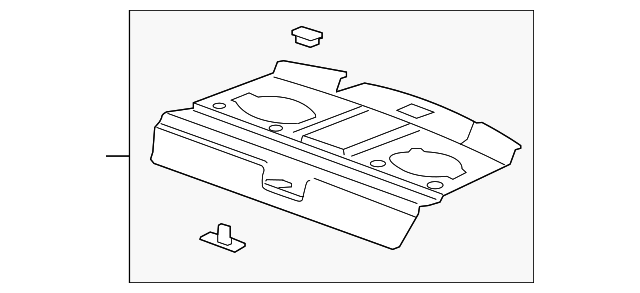 23170281 Деталь PKG TRAY PANEL