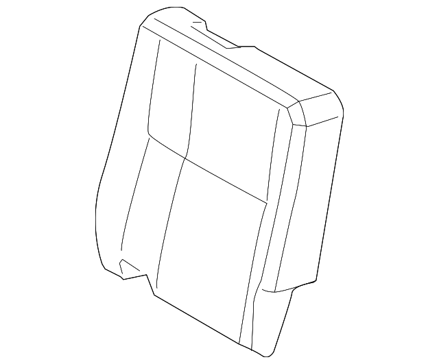 89043254 Деталь SEAT BACK COVER, LEFT