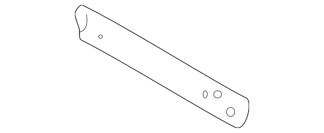 0K2BJ-50170 Деталь LICENSE BRACKET