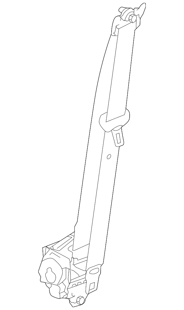 88810-A9500GBU Деталь BELT & RETRACTOR, LEFT
