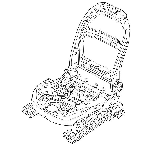 68260729AB Деталь SEAT BACK FRAME, RIGHT