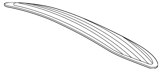 8457186Z20 Деталь BACK GLASS