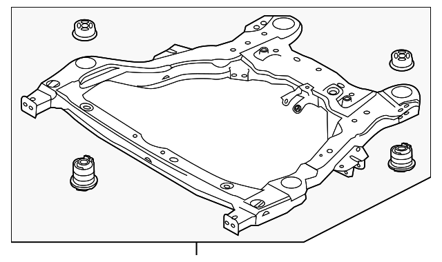 FB5Z-5C145-B Деталь SUSP CROSSMEMBER