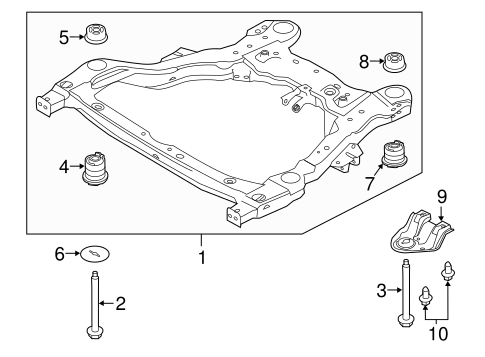 Explorer CROSSMEMBERS & COMPONENTS