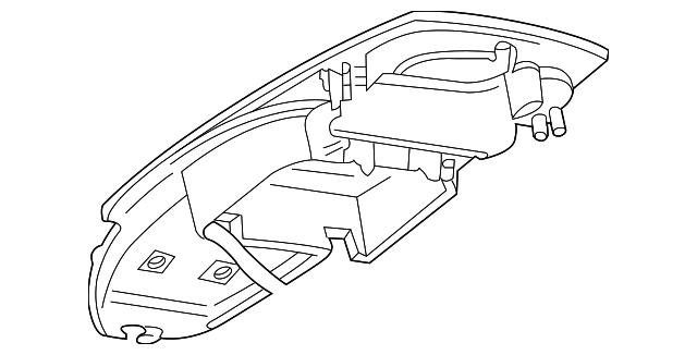 1L3Z15045B34AA Деталь OVERHEAD CONSOLE REAR BRACKET