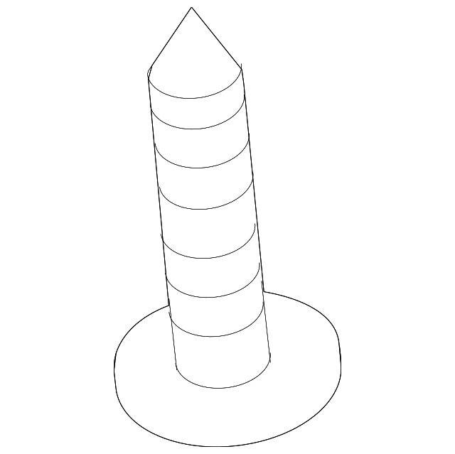12493-06257E Деталь SPLASH SHIELD SCREW, RIGHT