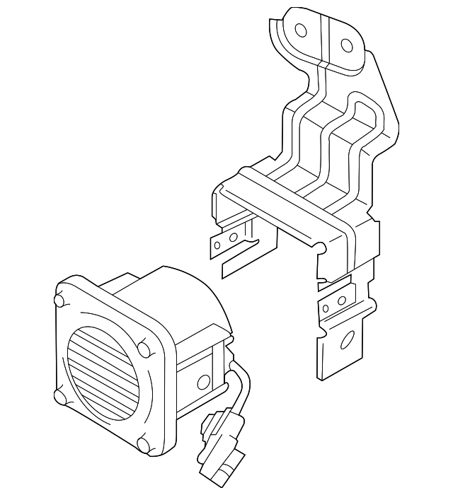 281H0-3NF0A Деталь PEDESTRIAN SPKR