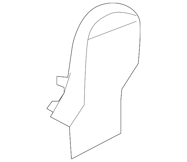 89043-1U150H9 Деталь INNER COVER, RIGHT