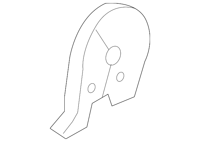 89045-1U160H9 Деталь RECLINE COVER, RIGHT